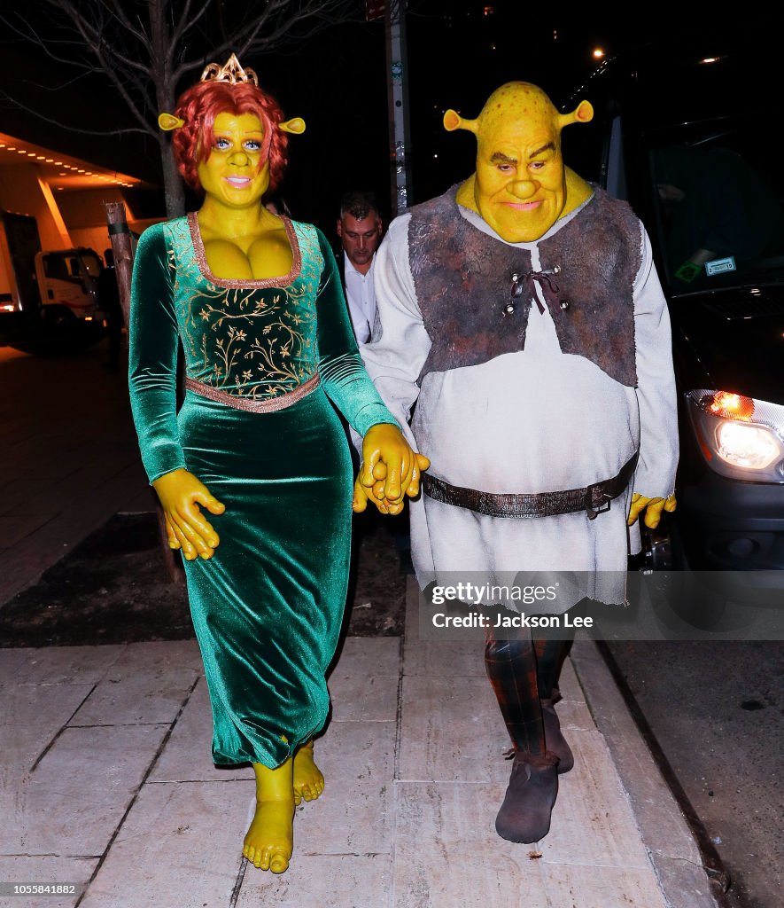 Celebrity Sightings in New York City - October 31, 2018