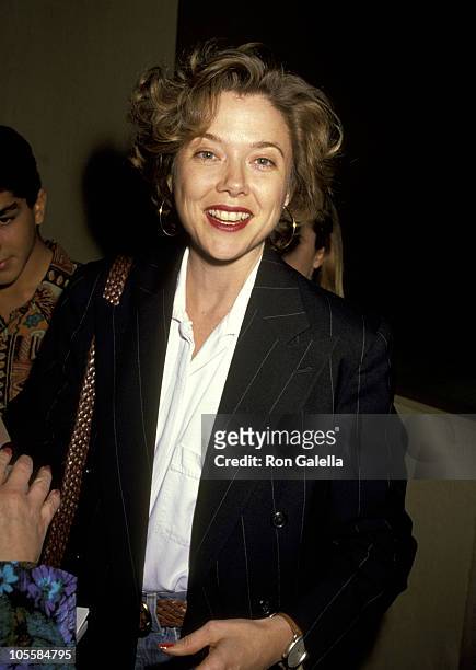 Annette Bening during 48th Annual Golden Globe - Rehearsals at Beverly Hilton Hotel in Beverly Hills, California, United States.