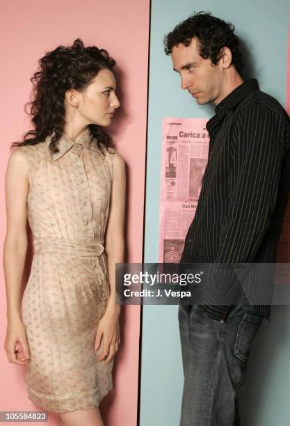 Liane Balaban and Jonas Chernick during 2004 Toronto International Film Festival - "Seven Times Lucky" Portraits at Intercontinental in Toronto,...