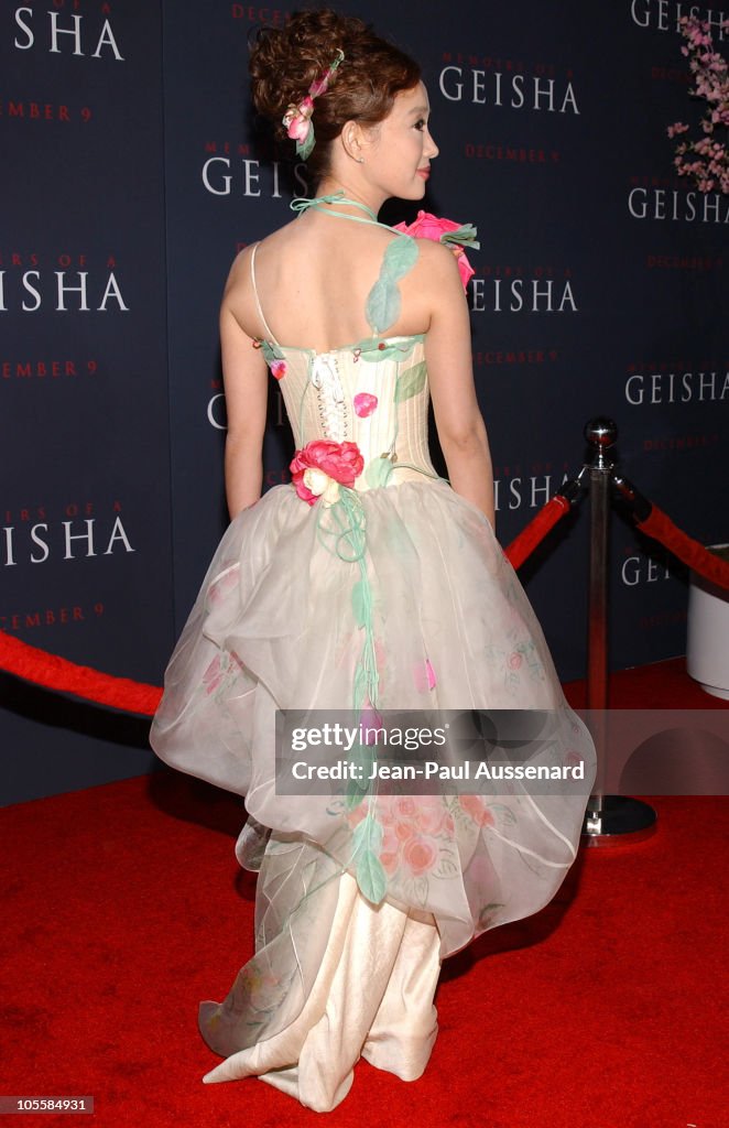 "Memoirs of a Geisha" Los Angeles Premiere - Arrivals