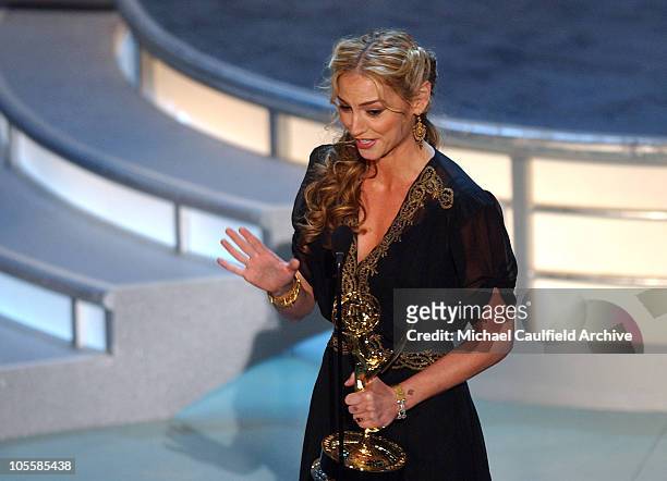 Drea de Matteo, winner of Outstanding Supporting Actress in a Drama Series for "The Sopranos"