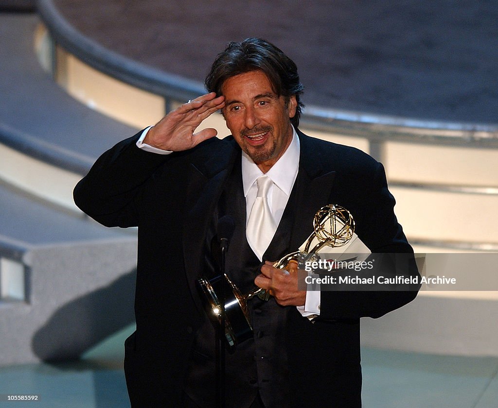 Al Pacino, winner of Outstanding Lead Actor in a Miniseries or a