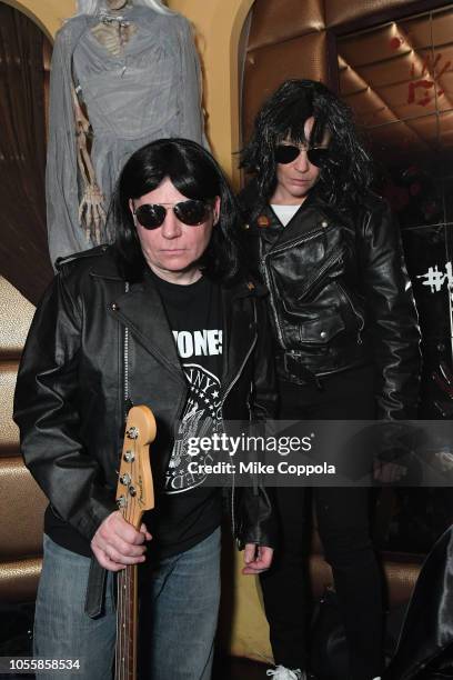 Mike Myers and Kelly Tisdale attend Heidi Klum's 19th Annual Halloween Party presented by Party City and SVEDKA Vodka at LAVO New York on October 31,...