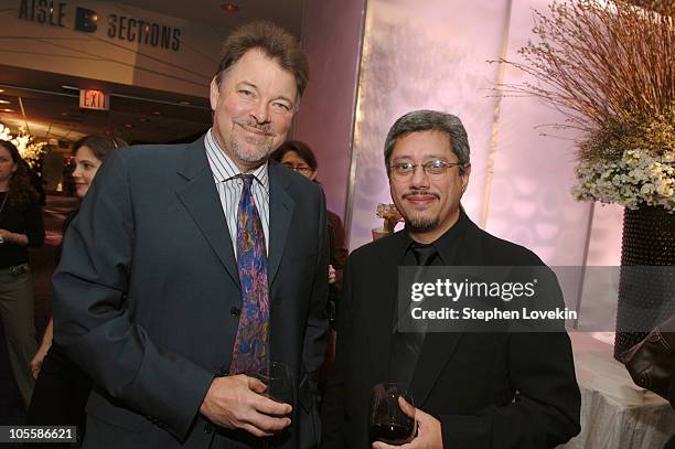 Jonathan Frakes and Dean Devlin during 2006/2007 TBS and TNT UpFront - Green Room at Theatre at Madison Square Garden in New York City, New York,...