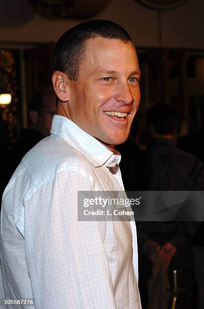 Lance Armstrong during "Meet the Fockers" Los Angeles Premiere - Red Carpet at Universal Amphitheatre in Los Angeles, California, United States.