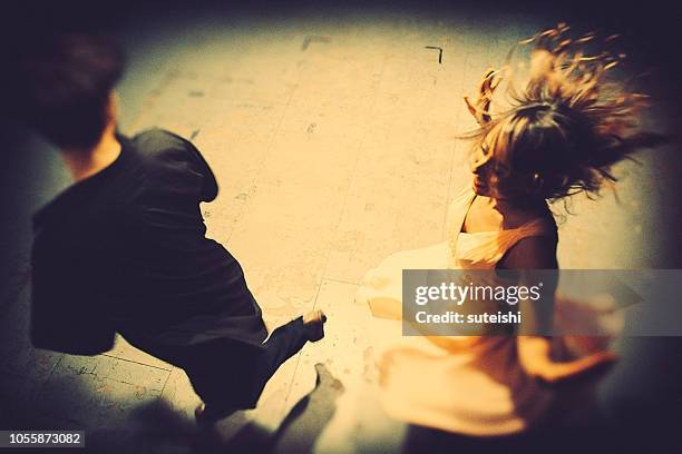 they have so much fun! - rock n roll dancing stock pictures, royalty-free photos & images