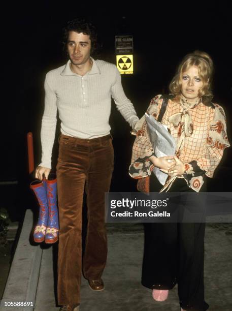 Sally Struthers and Boyfriend during Actors Arrive for "All in the Family" Taping - February 6, 1972 at CBS TV Studios in Los Angeles, California,...