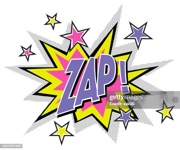 cartoon effects - zapping stock illustrations