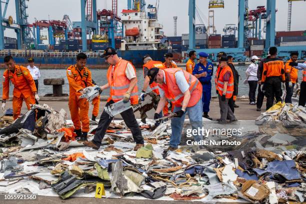 Jakarta, Indonesia, 01 November 2018 : Group of National Transportation Safety Board from United States and Indonesian Committe of Safety...