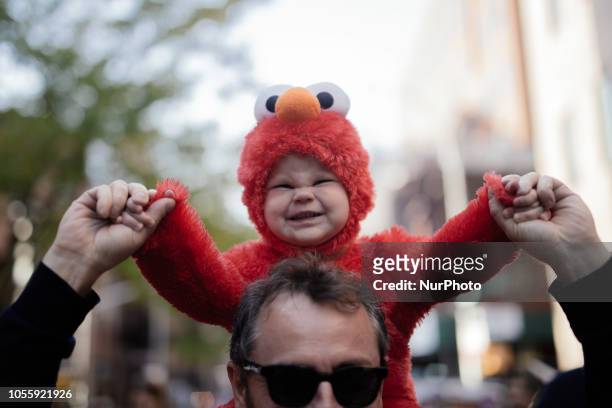 Thousands of People Participated on the Annual Village Halloween Parade in New York City, USA on October 31, 2018.