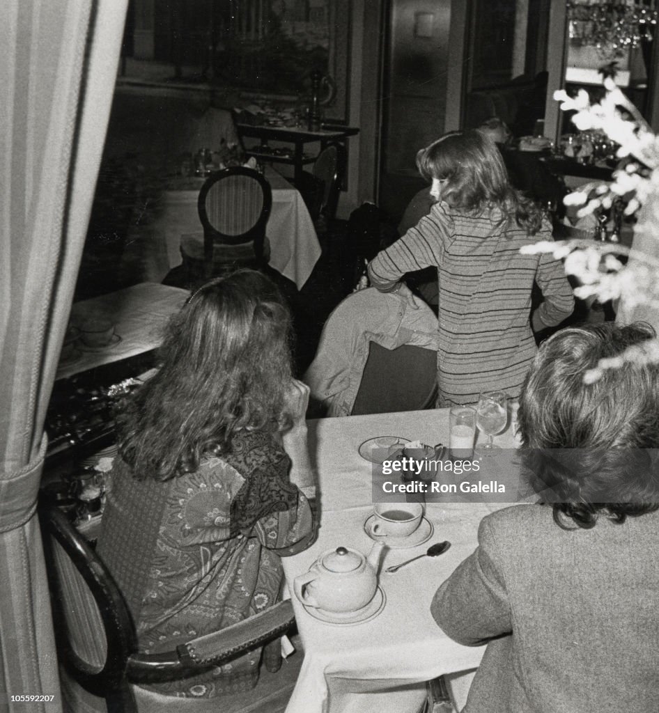 Priscilla Presley And Lisa Marie Presley Sighted - October 3, 1981