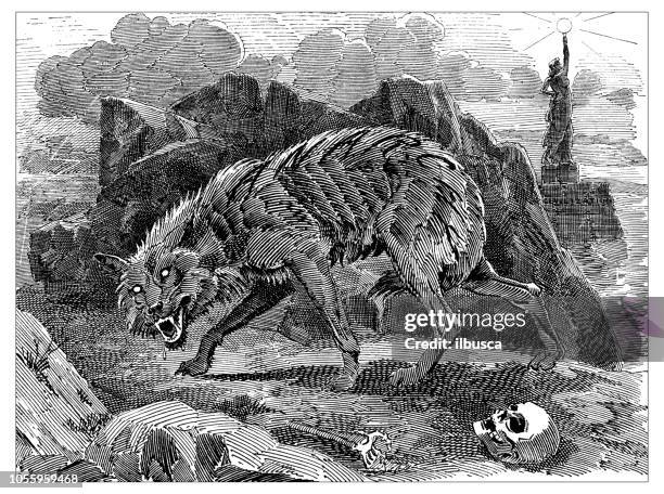 britische london satire karikiert comic cartoon illustrationen: werewolf of anarchy - evil stock-grafiken, -clipart, -cartoons und -symbole