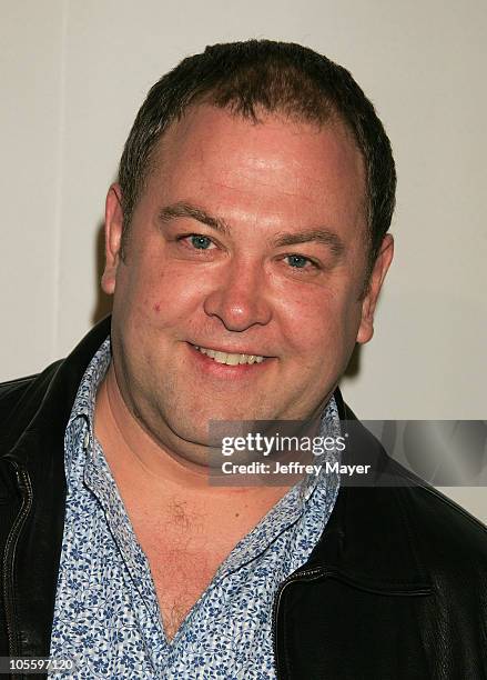 Mark Addy during CBS and UPN 2005 TCA Party - Arrivals at Quixote Studios in Los Angeles, California, United States.