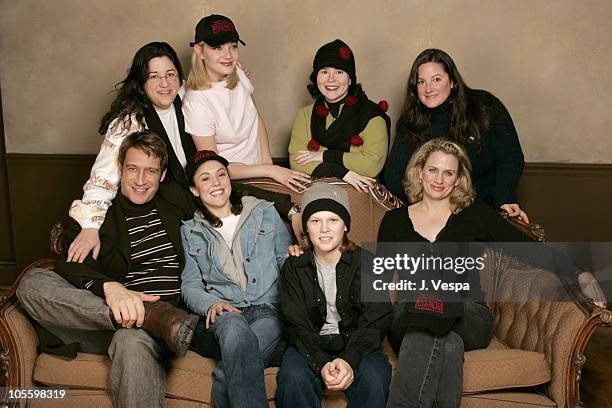 Stacy Codikow, executive producer, Jamie Donahue, director, Alex Borstein, Lisa Thrasher. Front row: Robert Gant, Gina Rodgers, Spencer Daniels and...