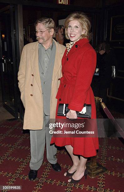 Christine Baranski and Guest during "Memoirs of a Geisha" New York City Premiere - Inside Arrivals at Ziegfeld Theater in New York City, New York,...