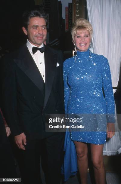 Roffredo Gaetani and Ivana Trump during "The Music Man" Opening Night - April 27, 2000 at Neil Simon Theater in New York City, New York, United...