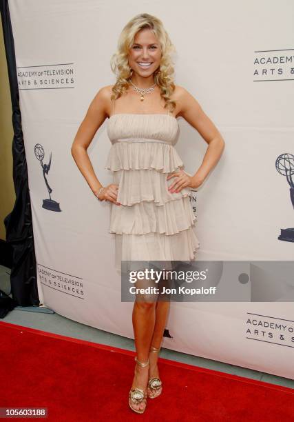 Rachel Reynolds during The 33rd Annual Daytime Creative Arts Emmy Awards in Los Angeles - Arrivals at The Grand Ballroom at Hollywood and Highland in...