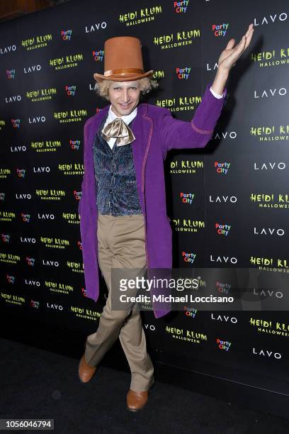 Fashion designer Zac Posen attends Heidi Klum's 19th Annual Halloween Party at Lavo on October 31, 2018 in New York City.