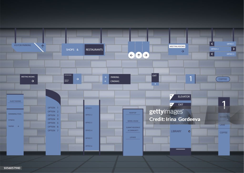 Sign Boards Hd Signboards For Business High-Res Vector Graphic - Getty Images