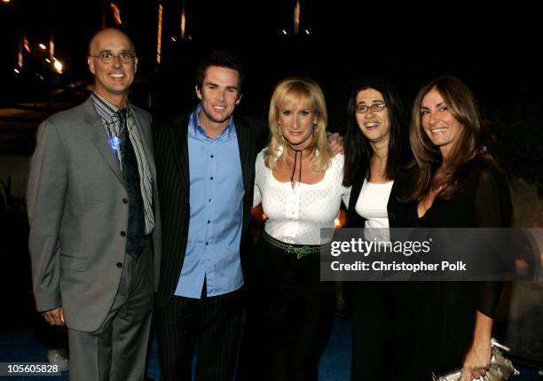 Jim Paratore, Pres. Telepictures Productions, Mark McGrath, Lisa Gregorisch-Dempsey, Ex. Producer of Extra, Hilary Estey McLoughlin, Genral Manage of...