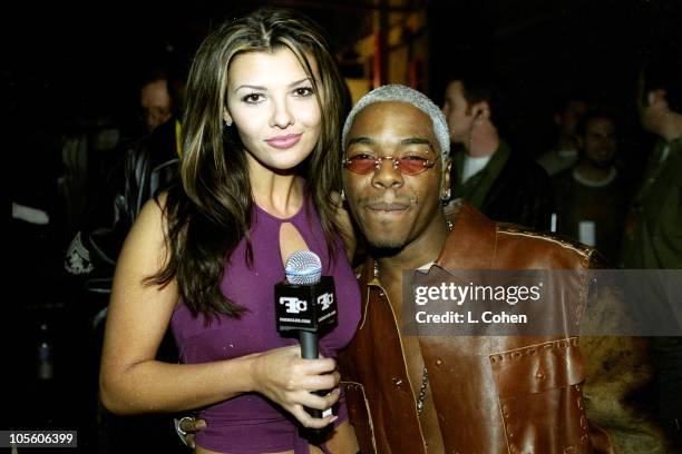 Ali Landry and Sisqo during FarmClub.com Taping - March 5, 2000 in Los Angeles, California, United States.