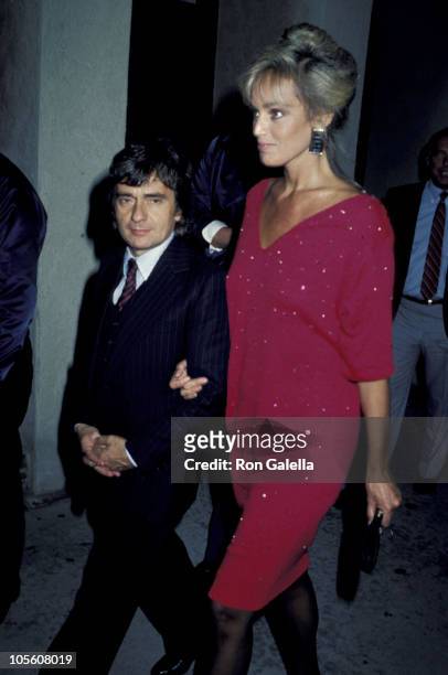 Dudley Moore and Susan Anton during "Never Say Never" Los Angeles Premiere in Los Angeles, California, United States.