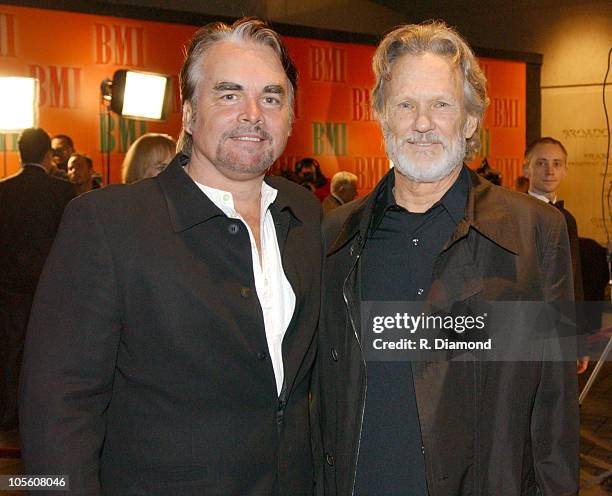 Hal Ketchum and Kris Kristofferson during 52nd Annual BMI Country Awards - Arrivals at BMI in Nashville, Tennessee, United States.