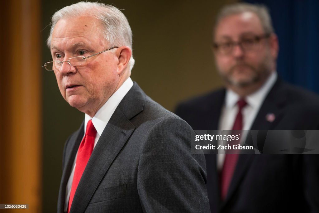 AG Jeff Sessions Announces New Criminal Law Enforcement Action Against China