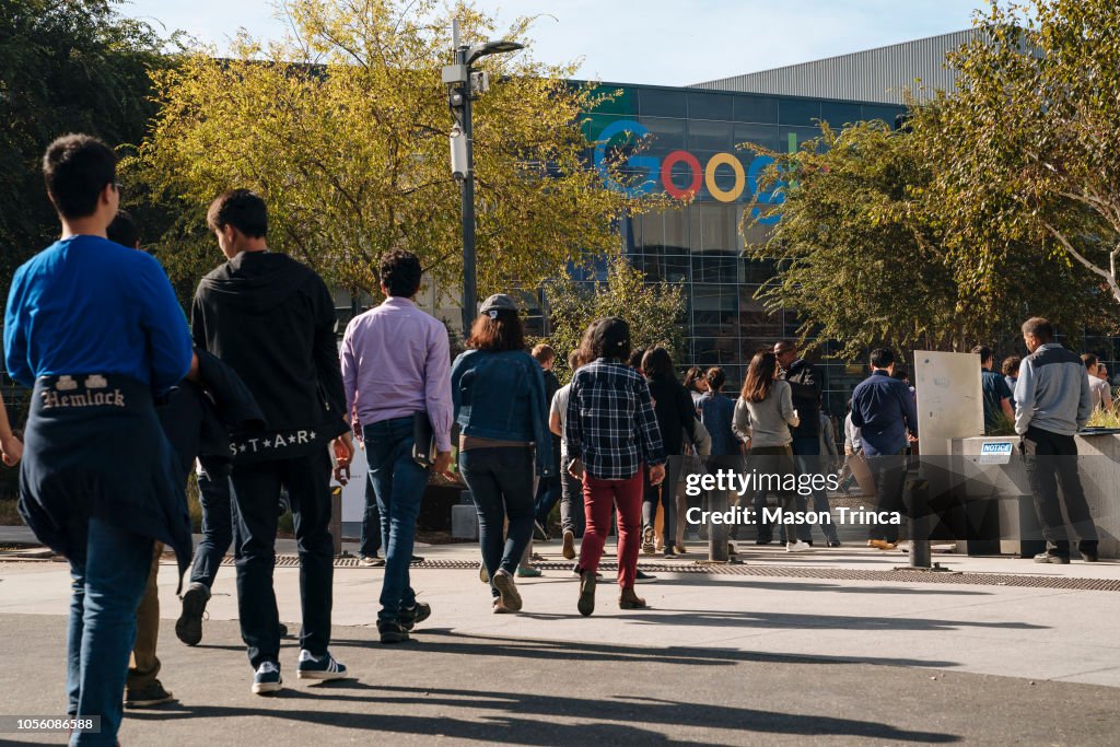 Google Employees Stage Walkout To Protest Company's Actions On  Sexual Harassment