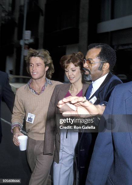 Andy Gibb and Victoria Principal during "Night of 100 Stars" Actors Fund America - February 14, 1982 at Radio City Music Hall in New York City, New...