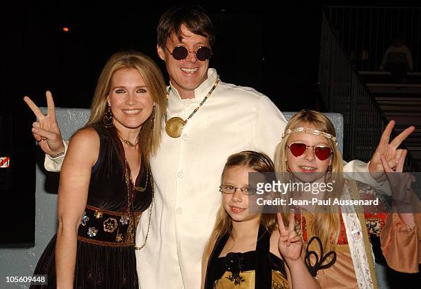 Melissa Reeves, Matthew Ashford and daughters during NBC's "Days of Our Lives" 40th Anniversary Celebration at Hollywood Palladium in Hollywood,...