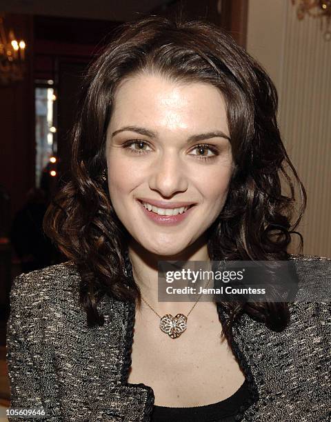 Rachel Weisz in Cartier Jewelry during Rachel Weisz Hosts the Cartier Red Bow Unveiling to Kick Off the Holiday Season at Cartier Boutique in New...