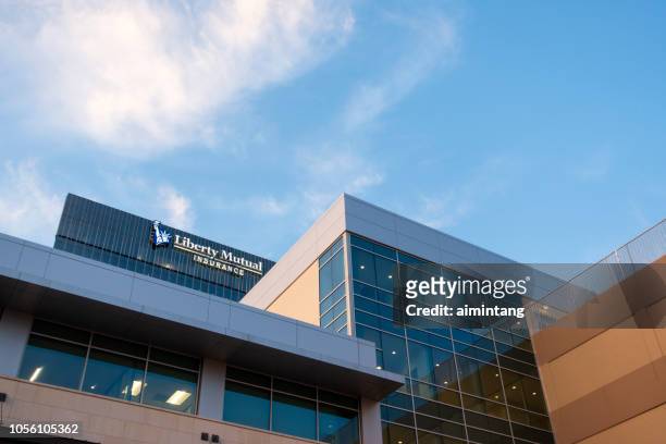 liberty mutual insurance building at legacy west development in plano - plano texas stock pictures, royalty-free photos & images
