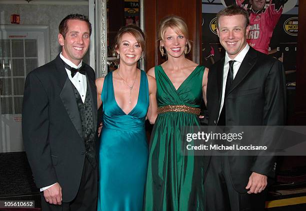 Greg Biffle, Matt Kenseth and guests during NASCAR NEXTEL Cup Series Awards Ceremony - December 2, 2005 at The Waldorf-Astoria in New York City, New...