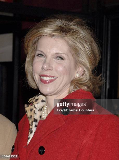 Christine Baranski during "Memoirs of a Geisha" New York City Premiere - Inside Arrivals at Ziegfeld Theater in New York City, New York, United...