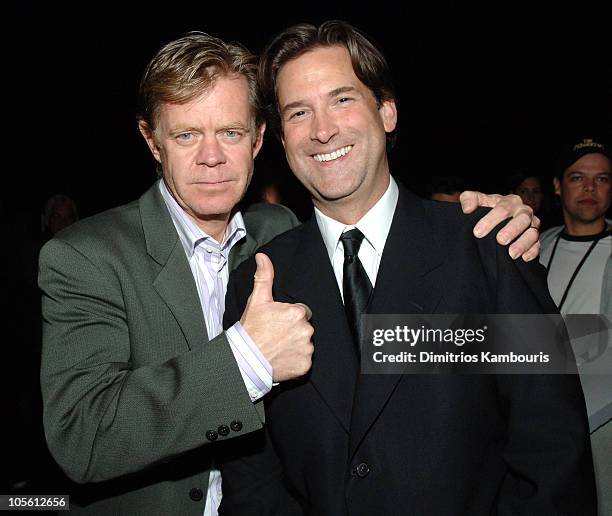 William H. Macy and Michael Wright 11063_520.JPG during 2006/2007 TBS and TNT Upfront - After Party at Madison Square Garden in New York City, New...