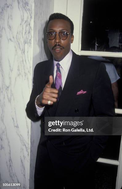 Arsenio Hall during AmFar Benefit - December 10, 1991 at Beverly Wilshire Hotel in Beverly Hills, California, United States.