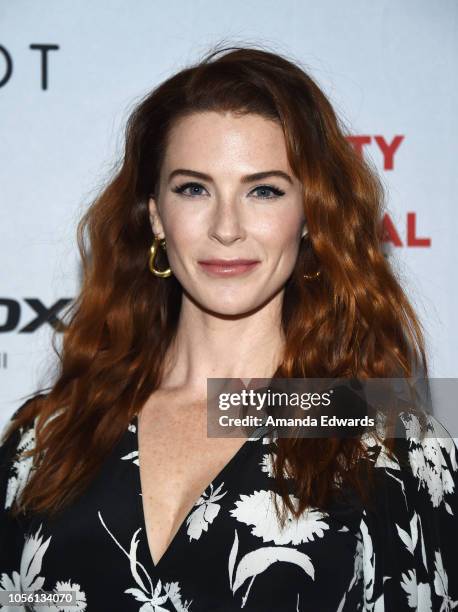 Actress Bridget Regan attends the exclusive screening and panel of TNT's "The Last Ship" at the Inaugural Infinity Film Festival at The Paley Center...