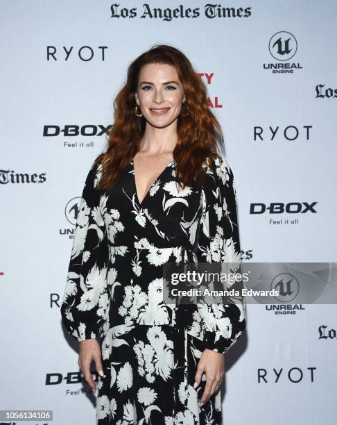 Actress Bridget Regan attends the exclusive screening and panel of TNT's "The Last Ship" at the Inaugural Infinity Film Festival at The Paley Center...