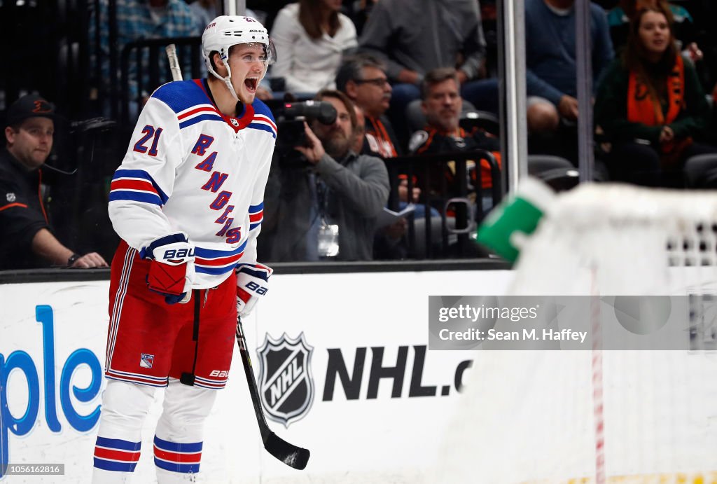 New York Rangers v Anaheim Ducks