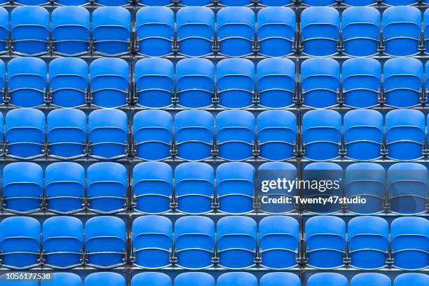 seats at the stadium - bleachers stock pictures, royalty-free photos & images