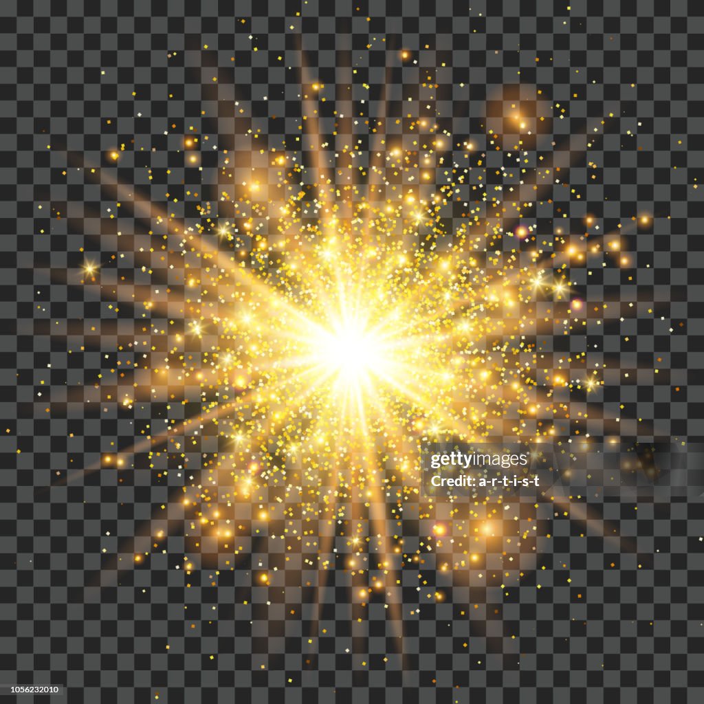 Golden dust