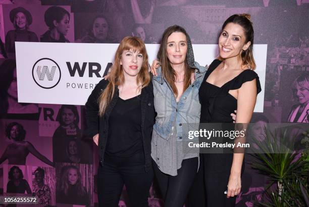 Meghan Quinn, Georgina Cates and Corina Marie Howell attend TheWrap's Power Women Summit at InterContinental Los Angeles Downtown on November 1, 2018...