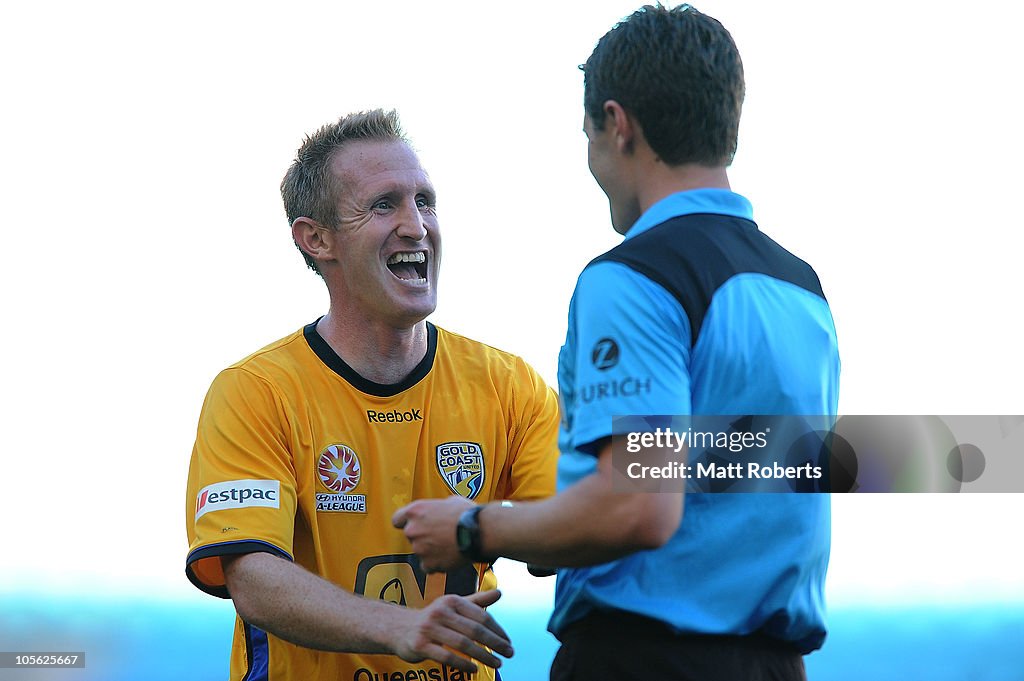 A-League Rd 10 - Gold Coast v Adelaide