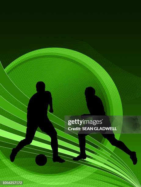 footballers illustration - football player illustration stock pictures, royalty-free photos & images