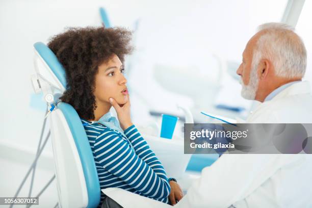 dentist appointment. - human jaw bone stock pictures, royalty-free photos & images