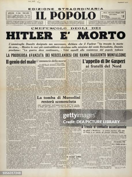 Hitler Rapping Paper 1,442 Adolf Hitler Death Stock Photos, High-Res Pictures, and Images ...