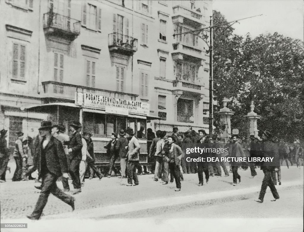 Assault on tram in corso Venezia, Milan riots