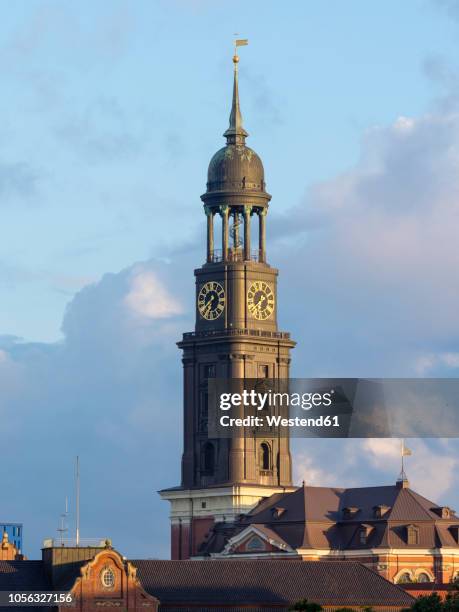 germany, hamburg, st michaelis church - hamburg stock pictures, royalty-free photos & images