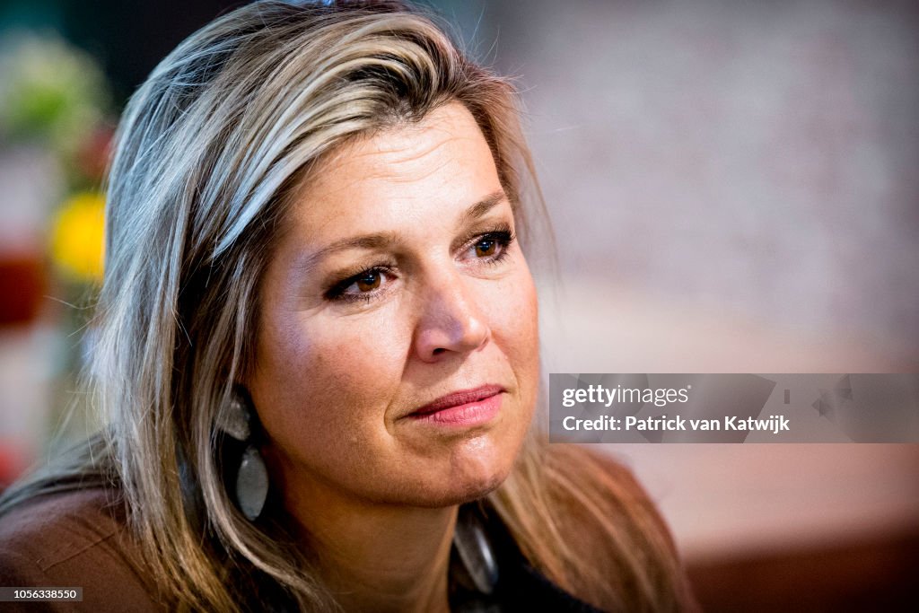 Queen Maxima Attends Suicide Prevention Conference